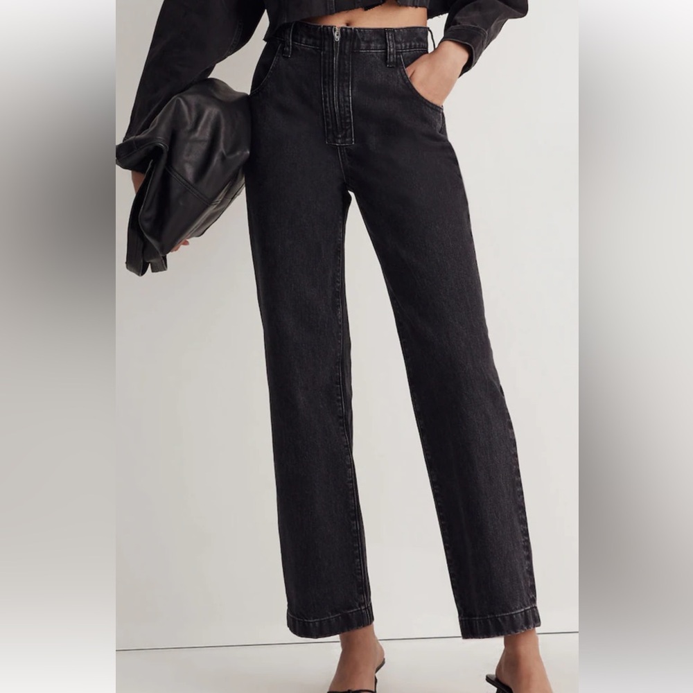 Madewell The Perfect Vintage Wide-Leg Jean Exposed-Zip Edition Size 30
